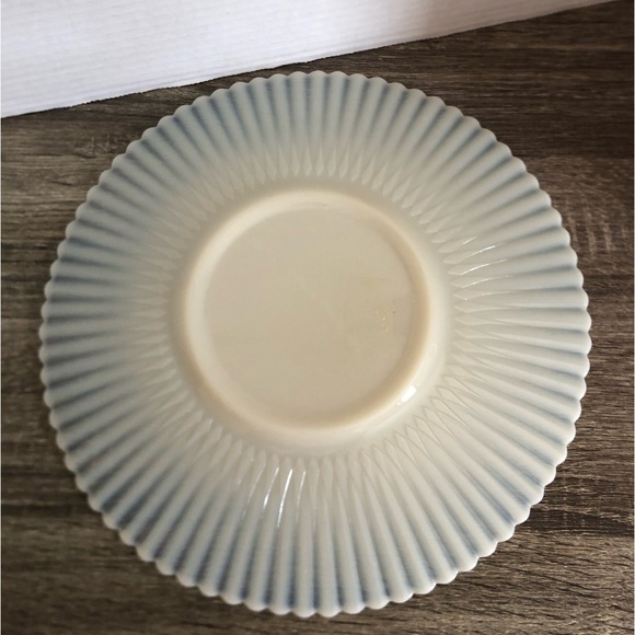 Vtg MacBeth Evans Iridescent Petalware Dinner Plate - Picture 4 of 10